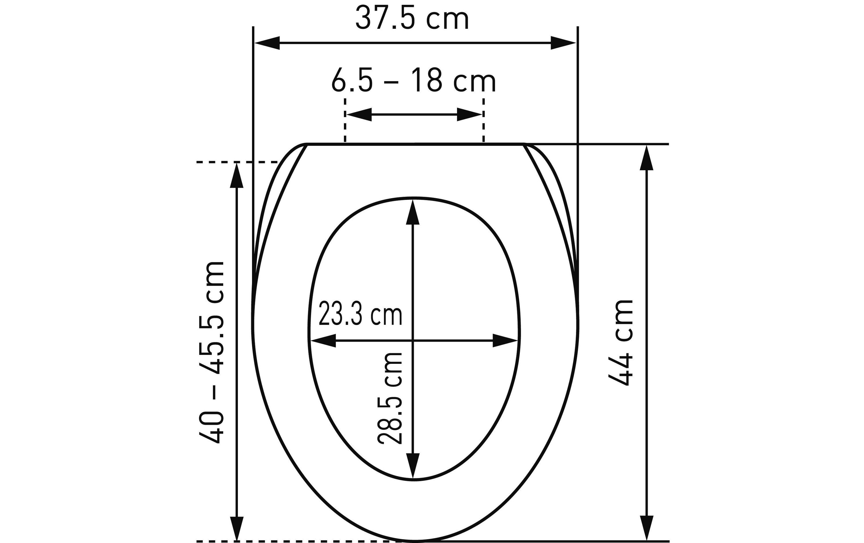 diaqua® Toilettensitz Barbana Absenkautomatik, Beige
