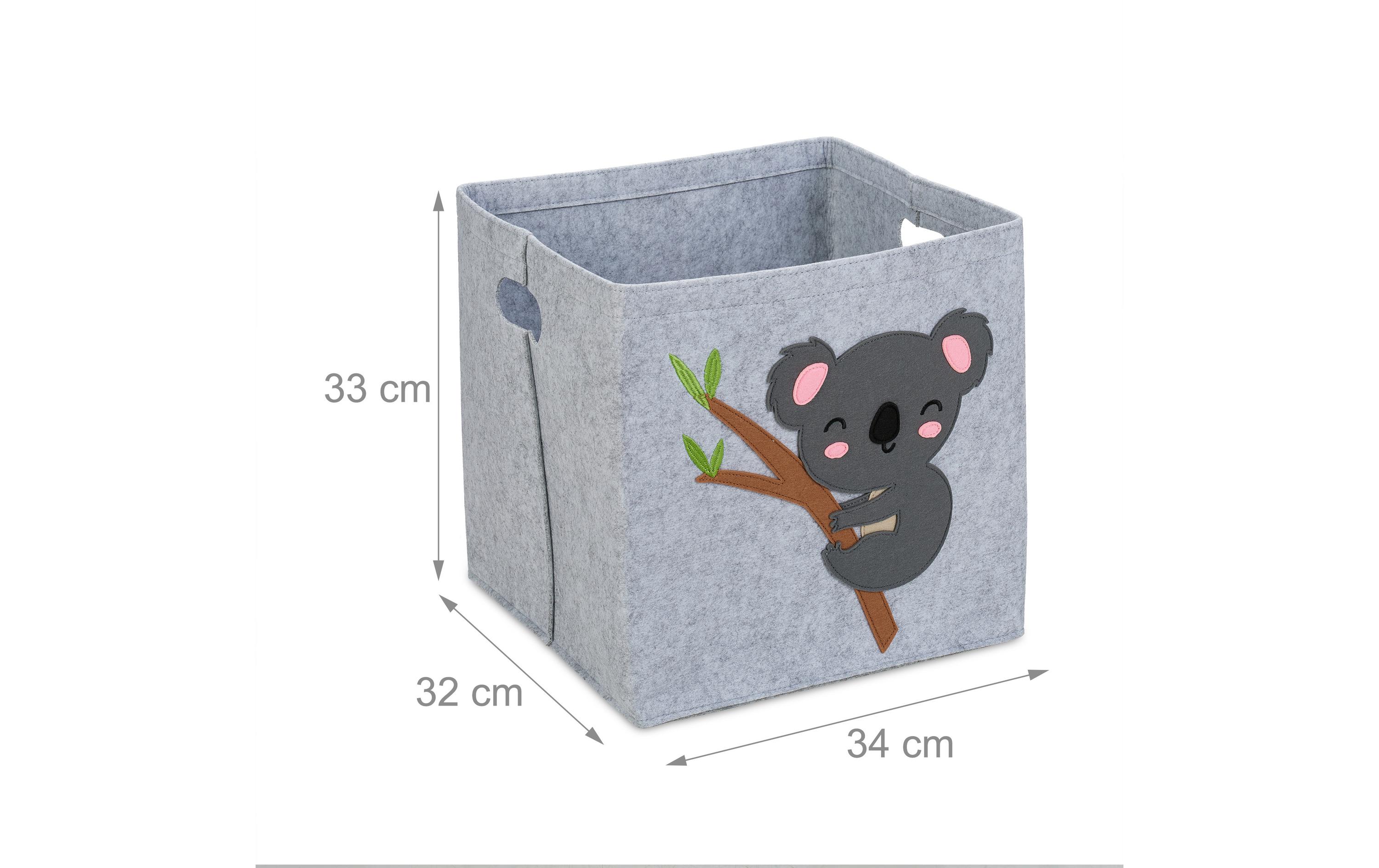 relaxdays Spielzeugkorb Koala relaxdays Spielzeugkorb Koala