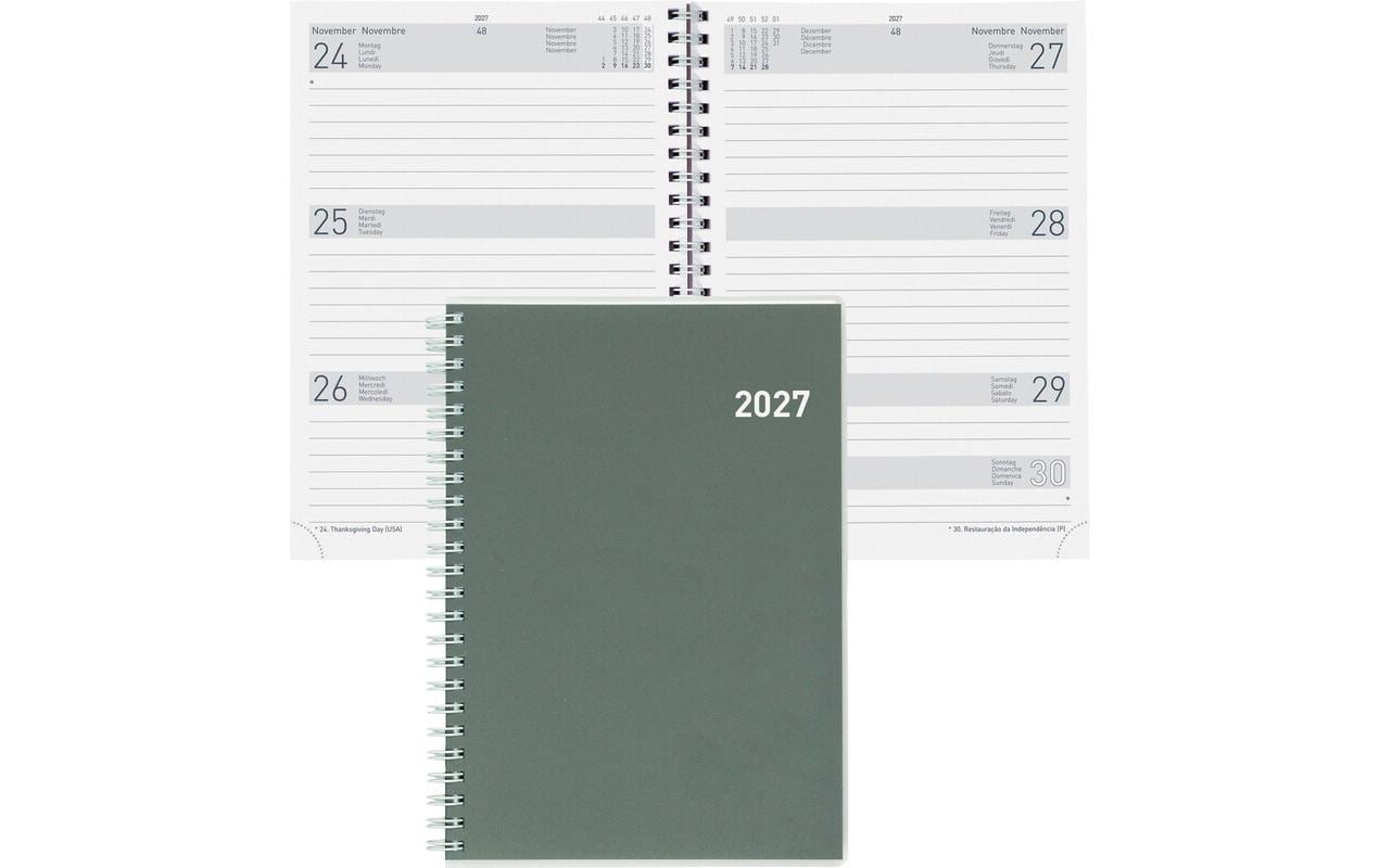 Biella Geschäftsagenda Dispo Term Wire-O Kein, 2027, Grau