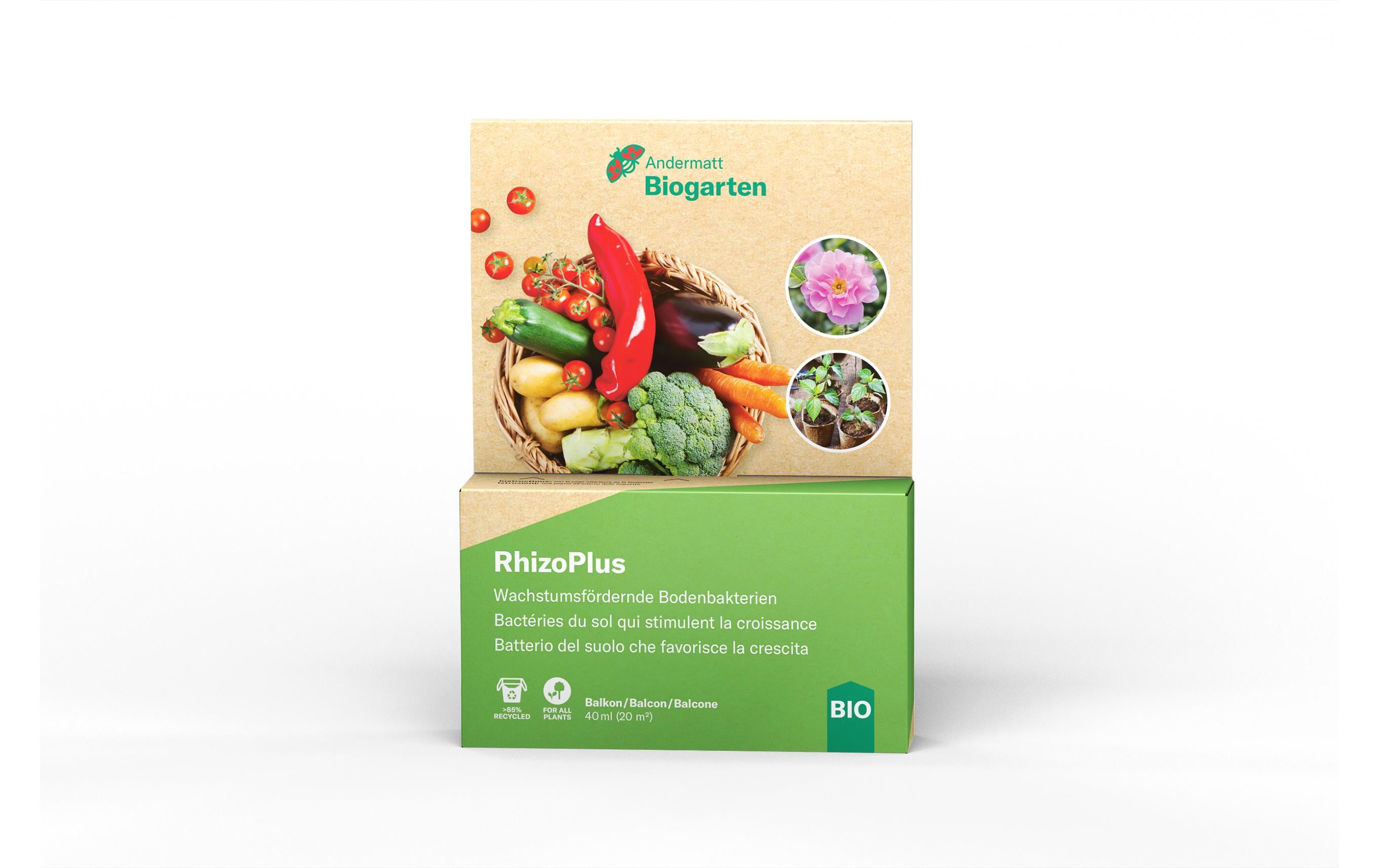 Andermatt Biogarten Konzentrat BIO RhizoPlus Balkon, 40 ml Andermatt Biogarten Konzentrat BIO RhizoPlus Balkon, 40 ml