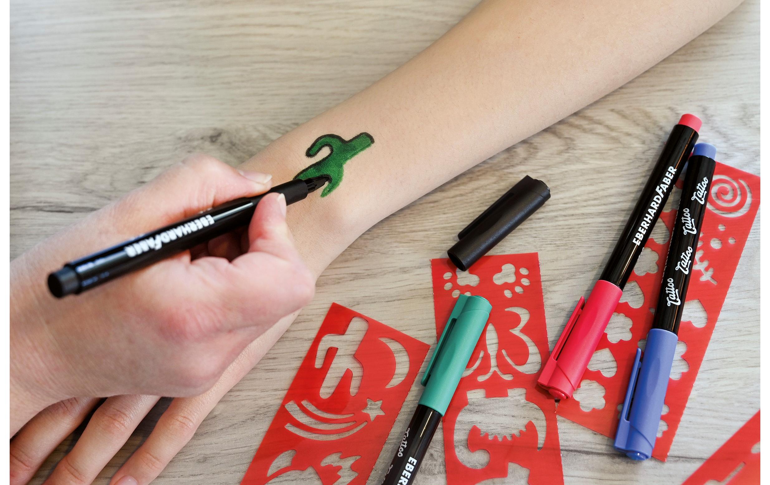 Eberhard Faber Tattoostift Set Kids, 4 Stück