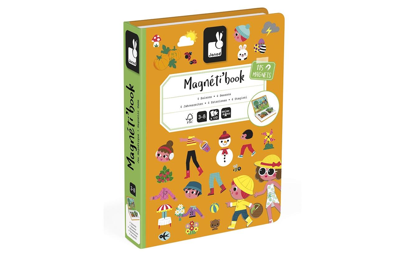 Janod Beschäftigungsspielzeug Magnetbuch 4 Jahreszeiten Janod Beschäftigungsspielzeug Magnetbuch 4 Jahreszeiten