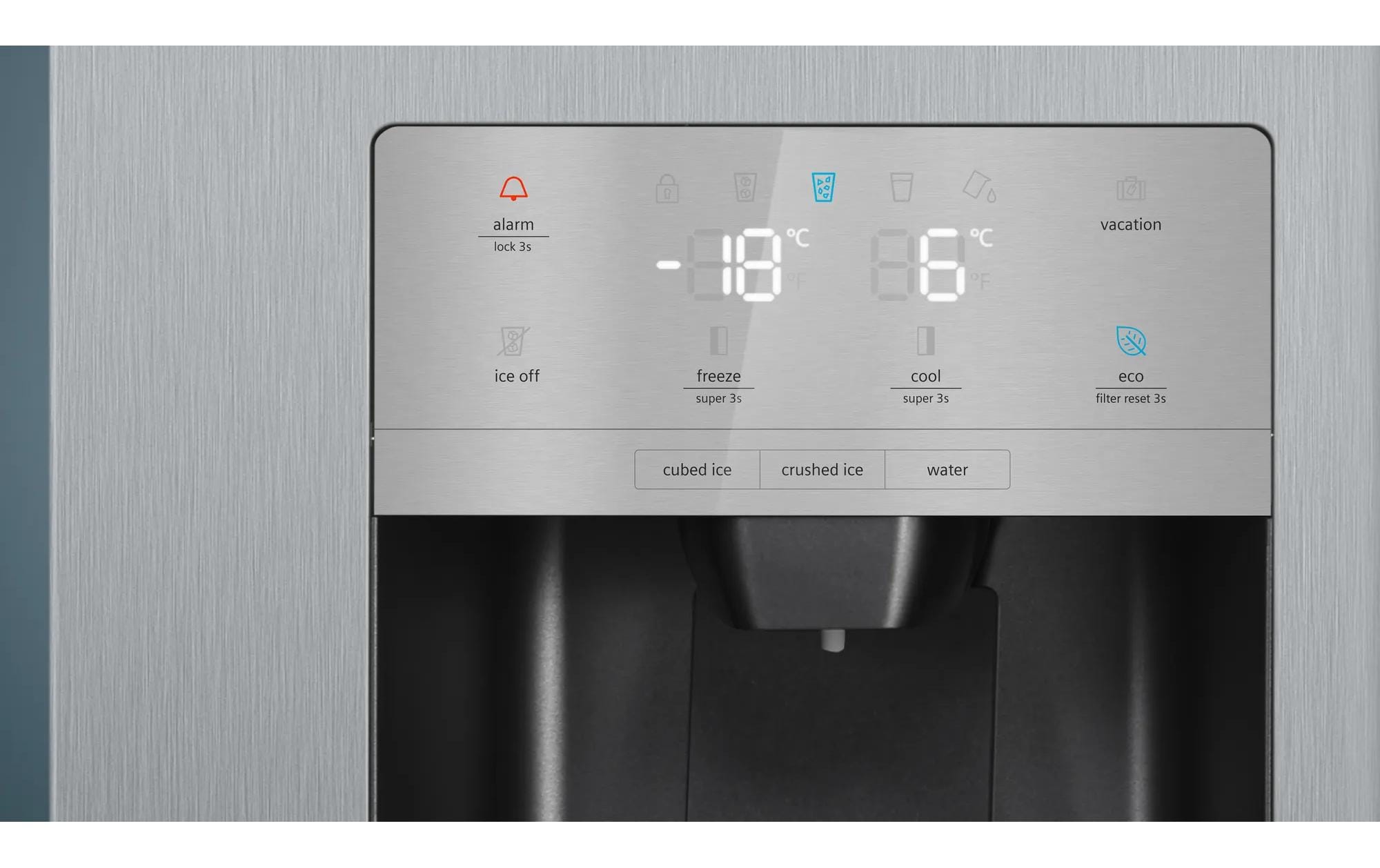 Siemens Kühl-Gefrierkombination KA93GAIDP Rechts und Links, Grau Siemens Kühl-Gefrierkombination KA93GAIDP Rechts und Links, Grau