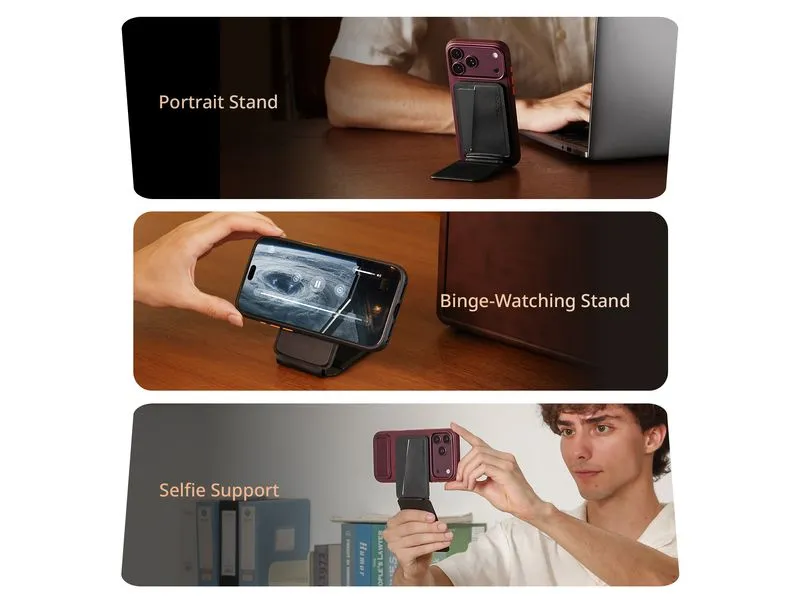 Smallrig Tragbarer MagSafe-Ständer mit Geldbörse iPhone 18
