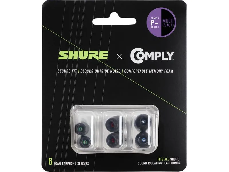 Shure Ohrpassstücke EACYPF-6KIT 6 Stück