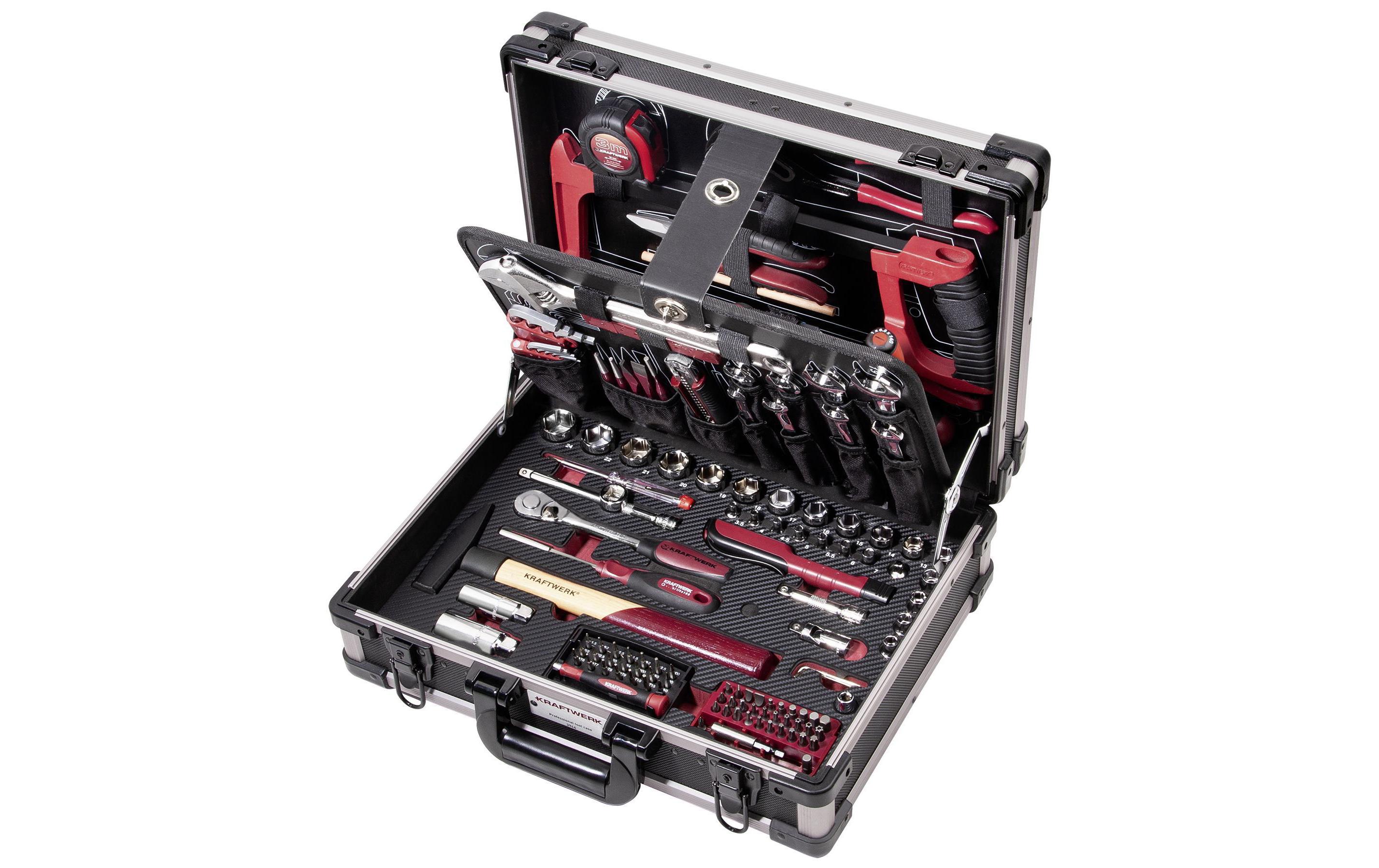 Kraftwerk Werkzeugkoffer Profi-Alu KW PB 151-teilig Kraftwerk Werkzeugkoffer Profi-Alu KW PB 151-teilig