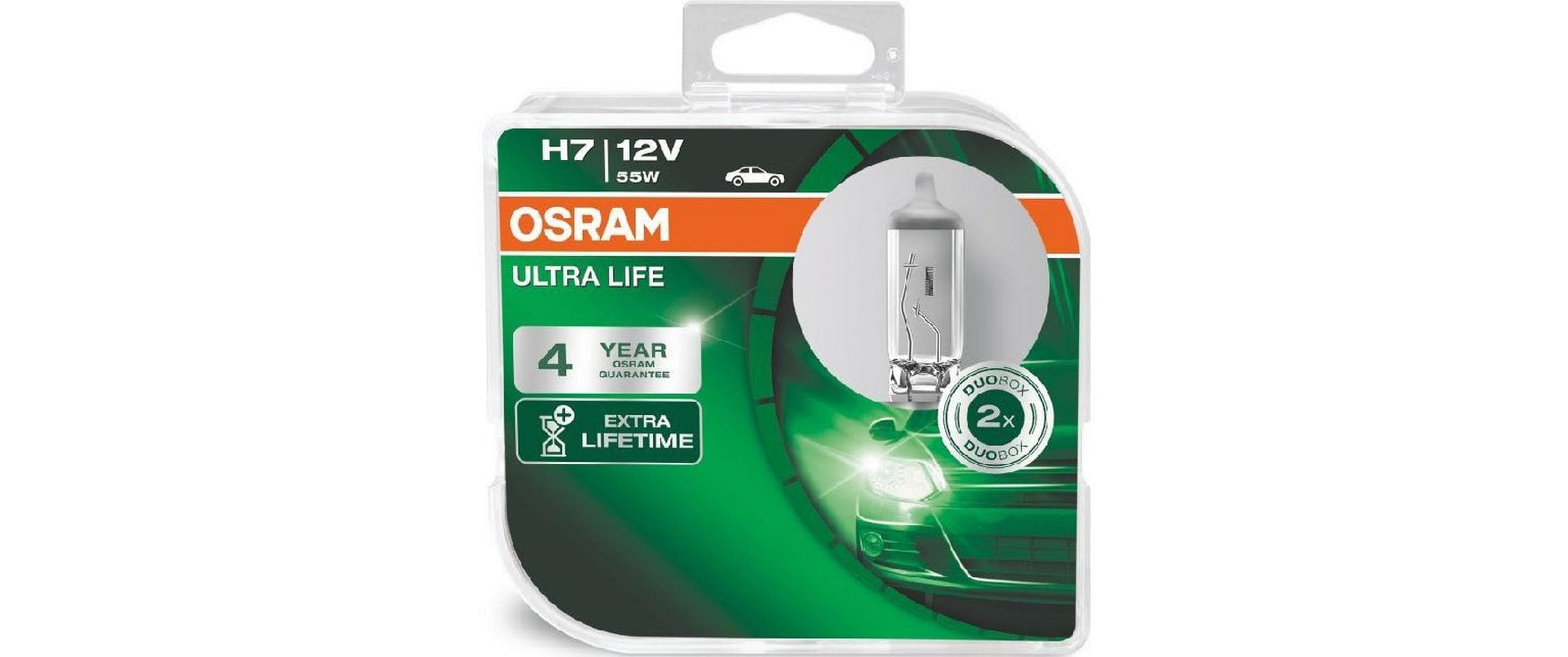 OSRAM Glühlampe H7 ULTRA LIFE 12V 55W PX26d PKW