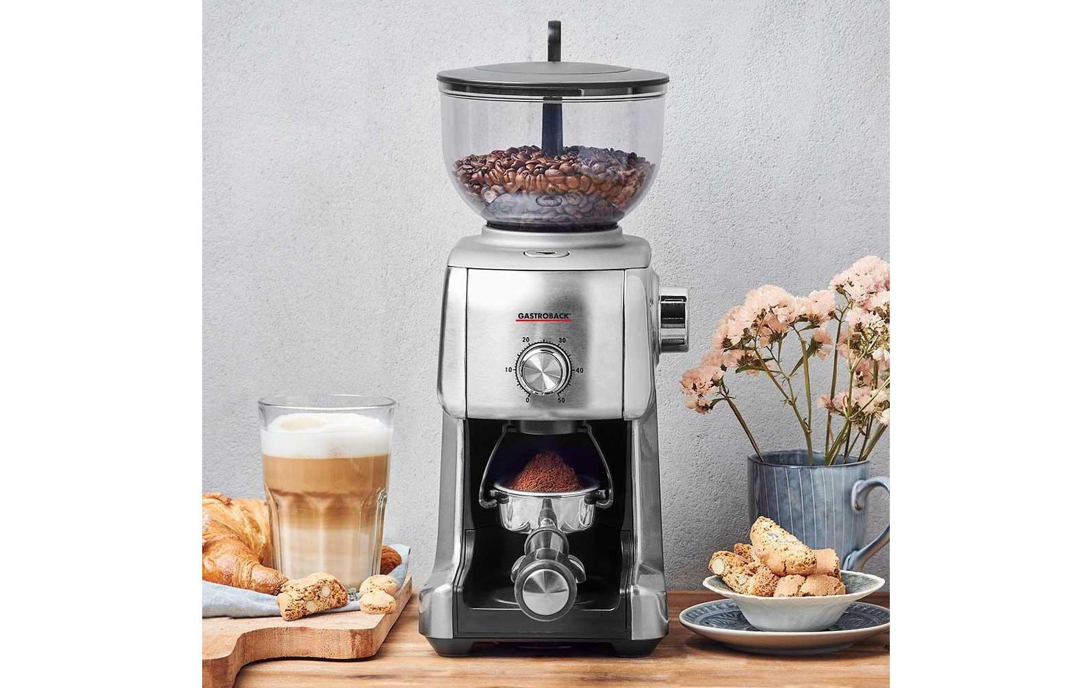 Gastroback Kaffeemühle Advanced Plus Silber