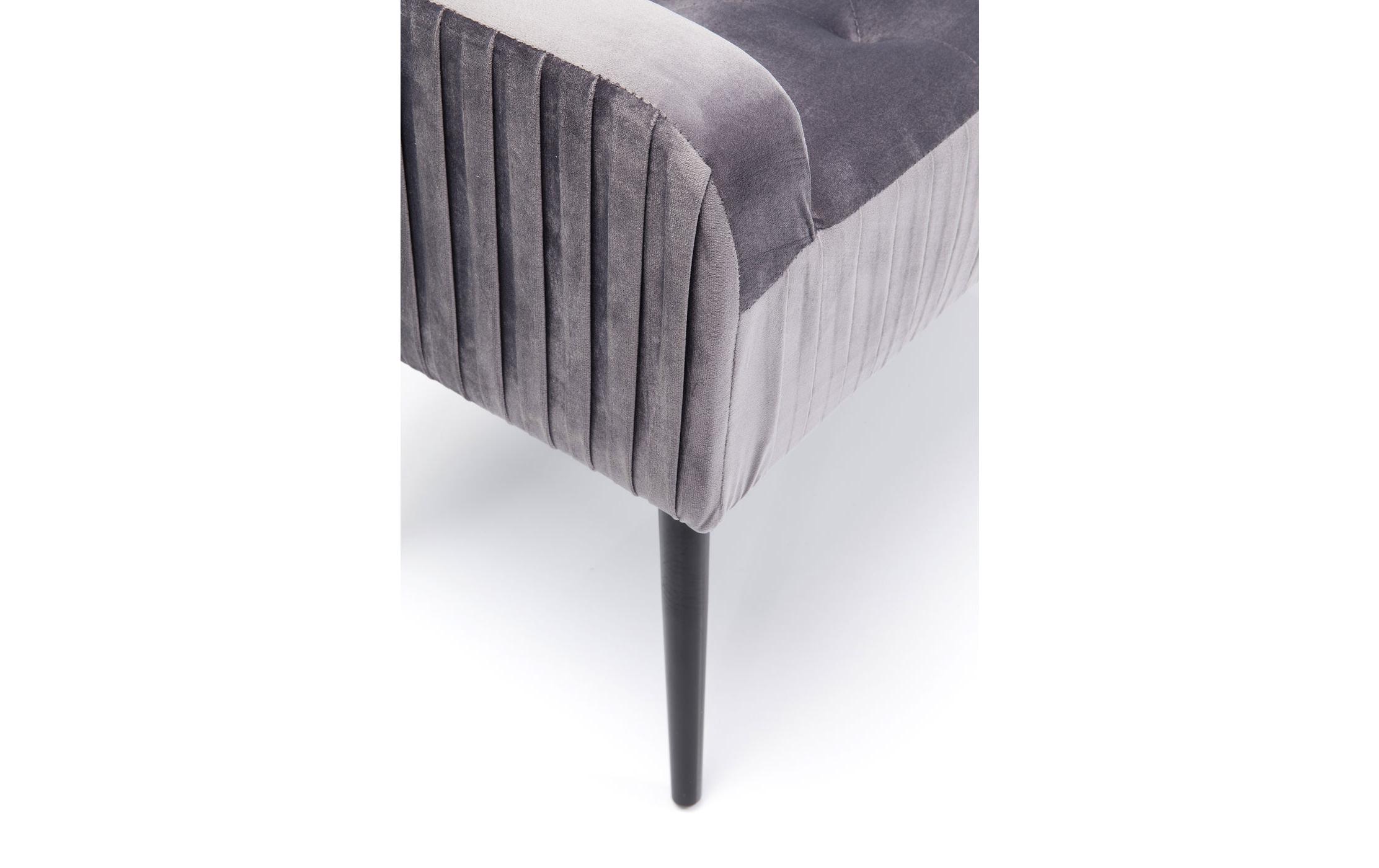 Kare Sitzbank Lofty 103 cm, Grau