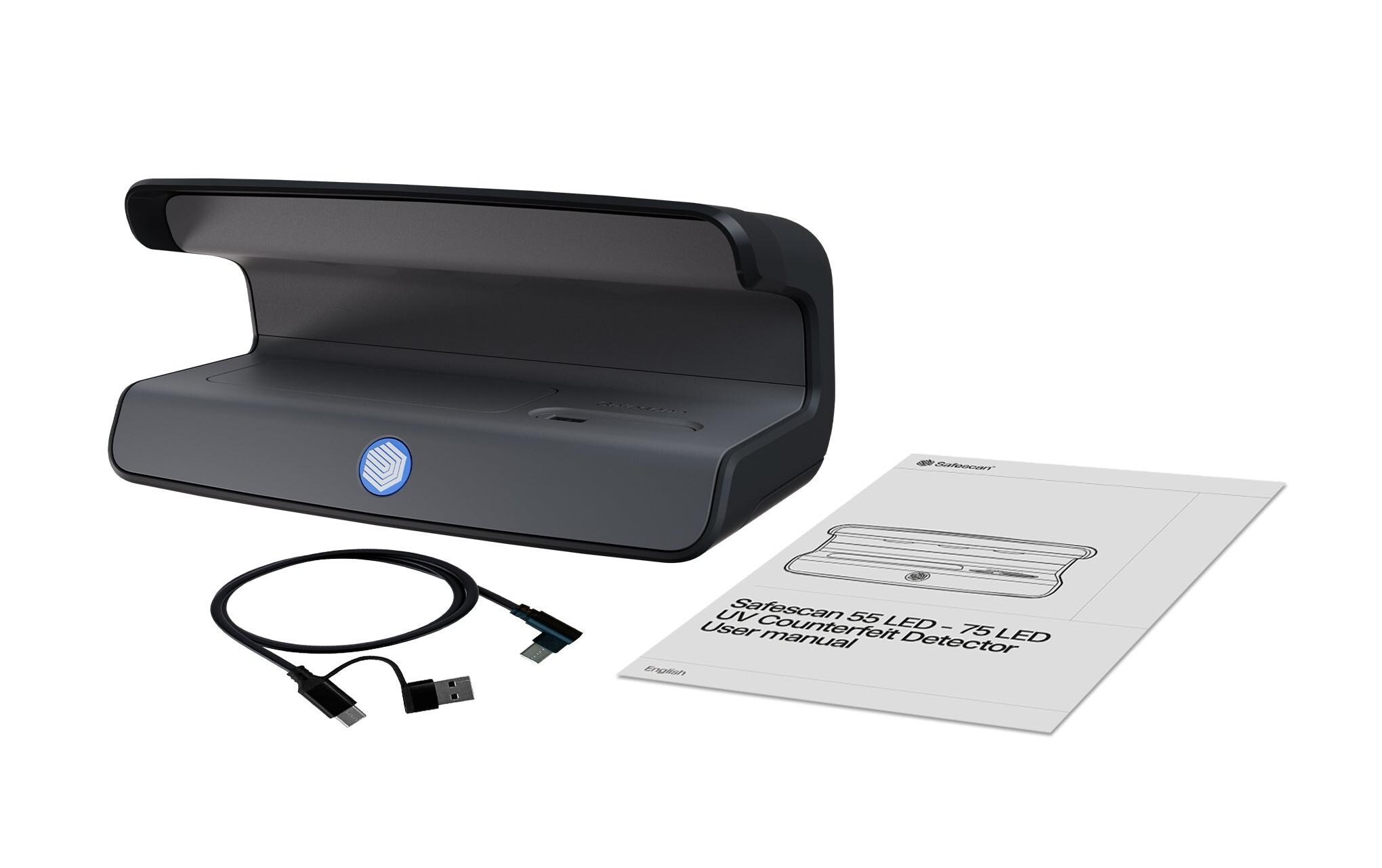 Safescan Geldscheinprüfer SS55 LED Schwarz