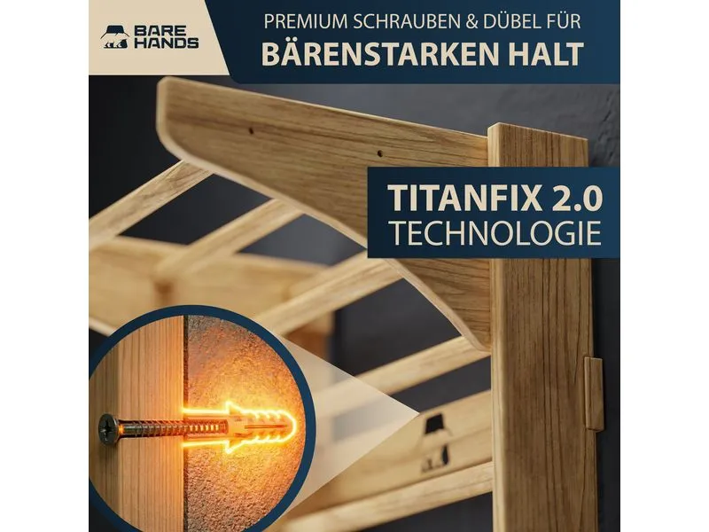 Bare Hands Bare Hands Sprossenwand Holz 400 kg