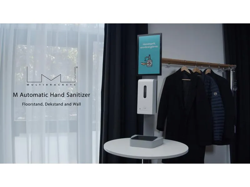 Multibrackets Desinfektionsmittelständer Hygienebox Stand weiss / 9646