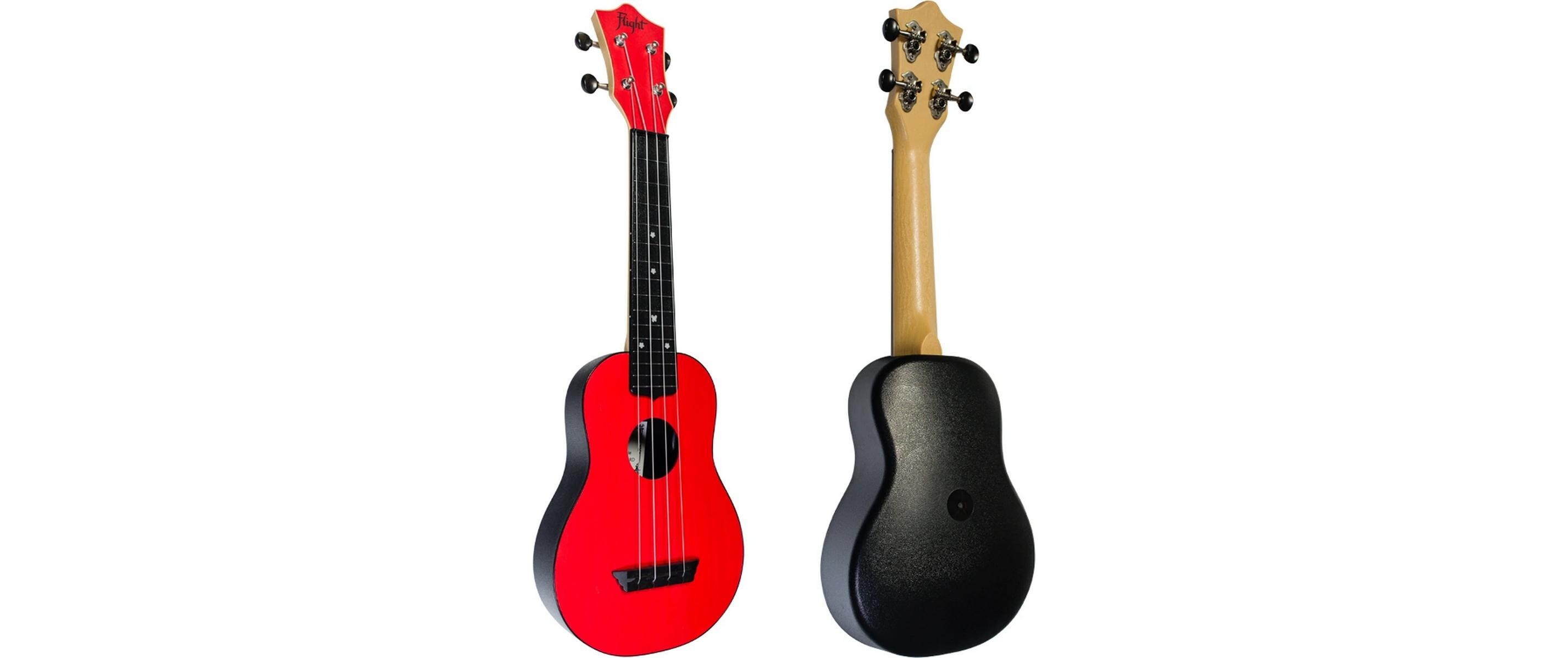 Flight Ukulele Travel Soprano ABS – Red