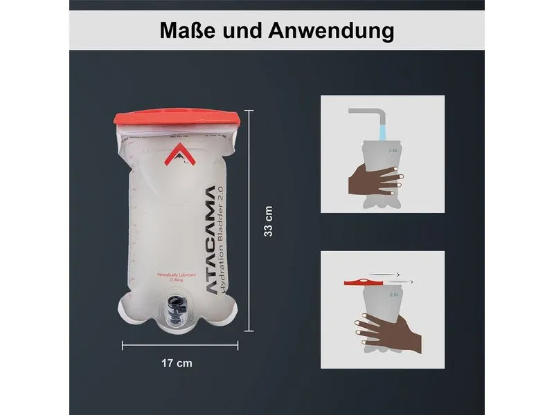 Atacama ATACAMA Trinkblase 2 Liter für Trinksystem Atacama ATACAMA Trinkblase 2 Liter für Trinksystem