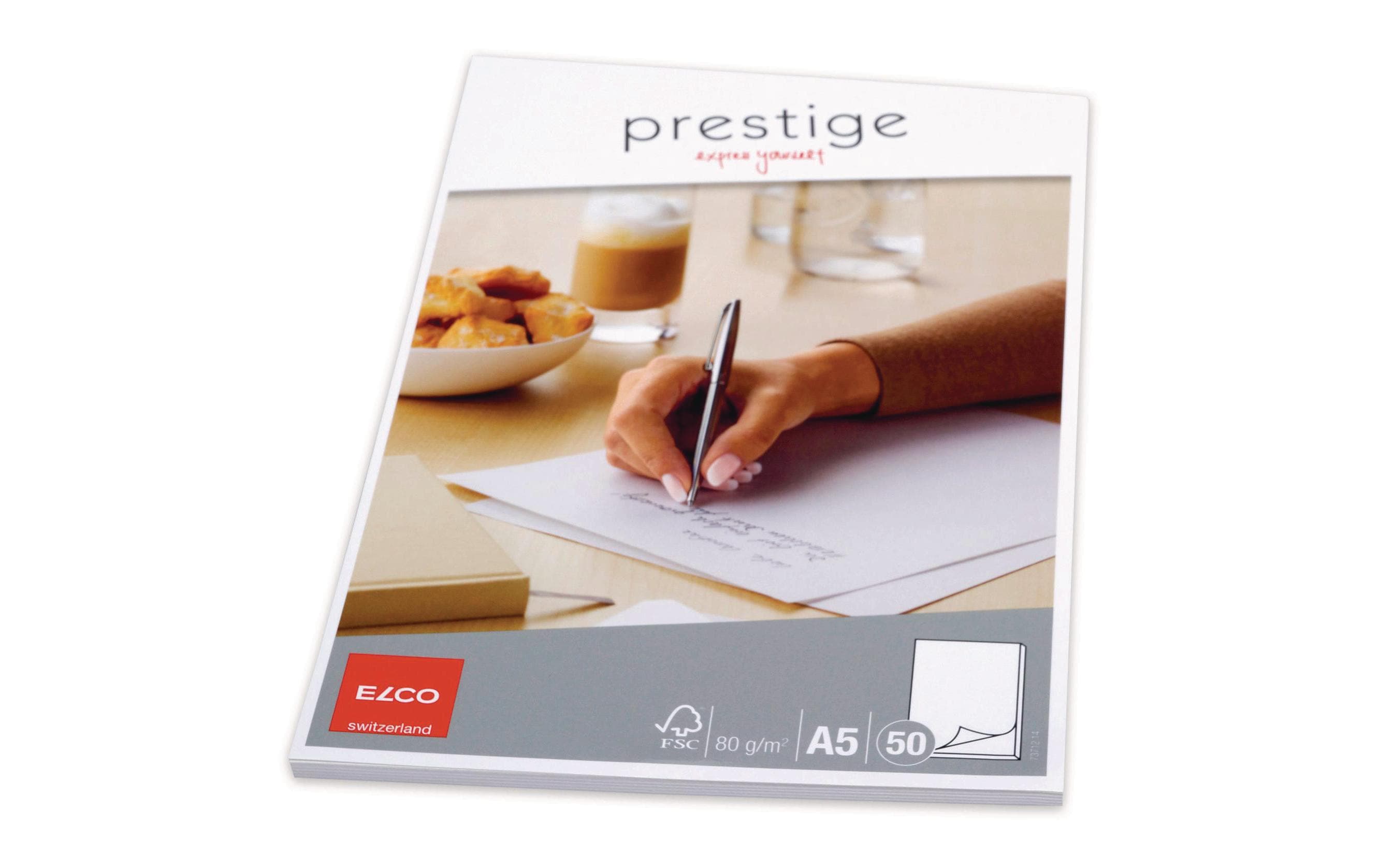 ELCO Notizblock Prestige A5 Blanko, 50 Blatt ELCO Notizblock Prestige A5 Blanko, 50 Blatt
