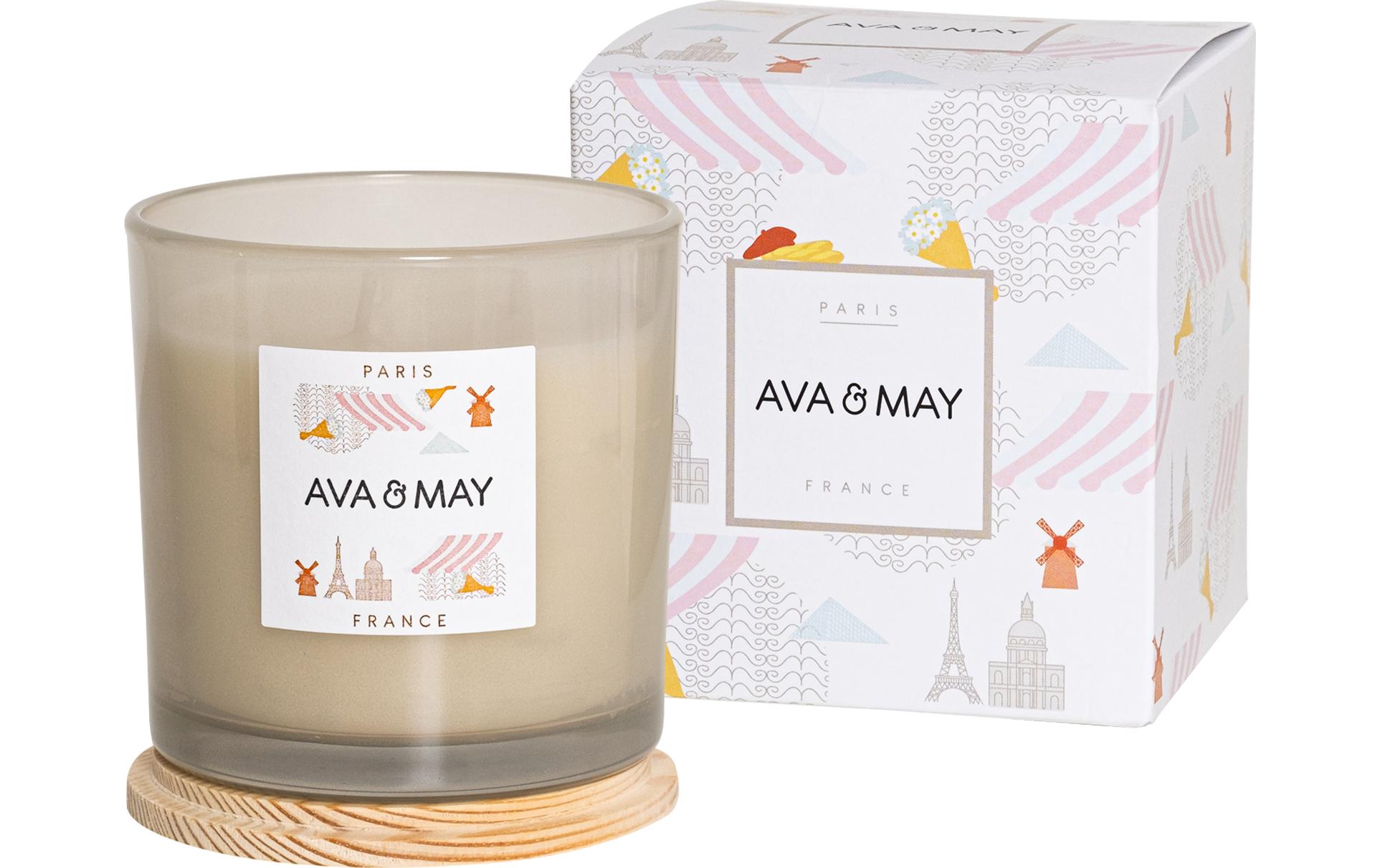 AVA & MAY Duftkerze Paris 380 g
