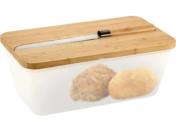 Kesper Brotbox Transparent/Weiss