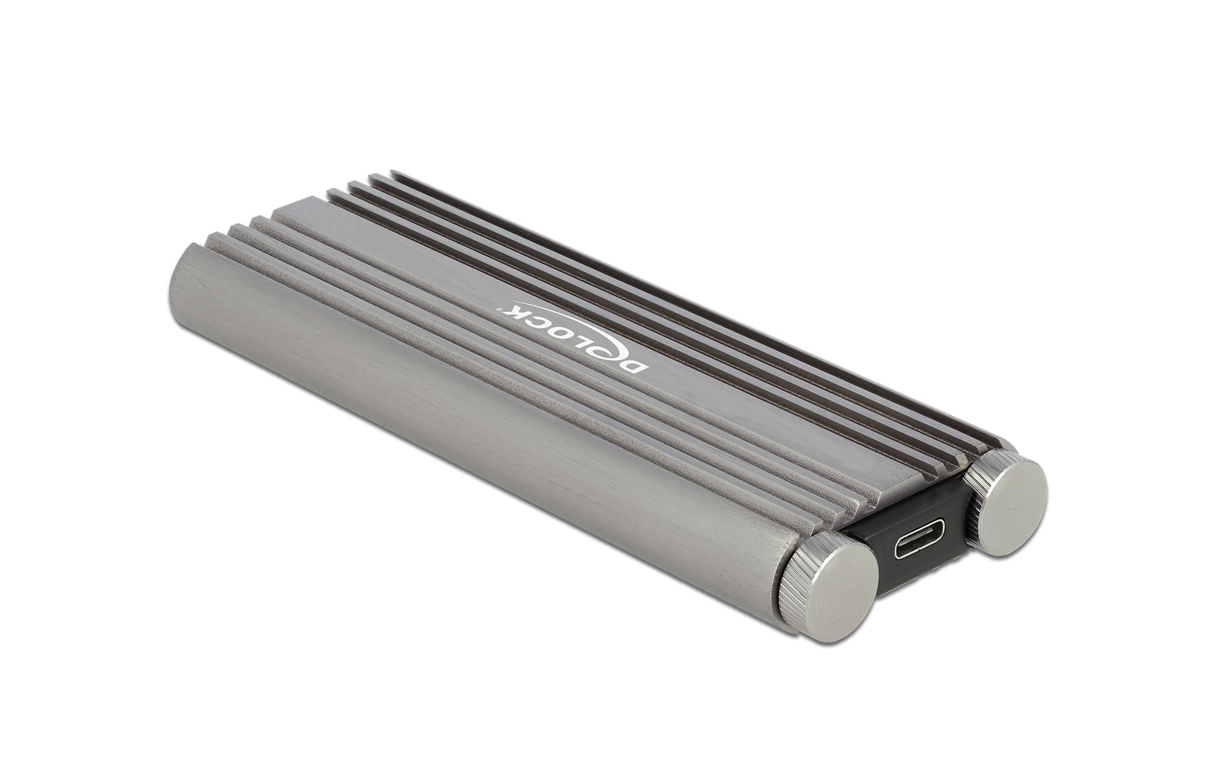 Delock Externes Gehäuse M.2 NVME zu USB USB3.2 Gen2 Typ-C 20Gbps Delock Externes Gehäuse M.2 NVME zu USB USB3.2 Gen2 Typ-C 20Gbps