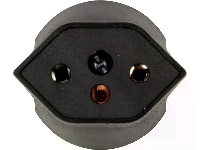 Max Hauri Fixadapter Schuko auf T13, Schwarz Max Hauri Fixadapter Schuko auf T13, Schwarz