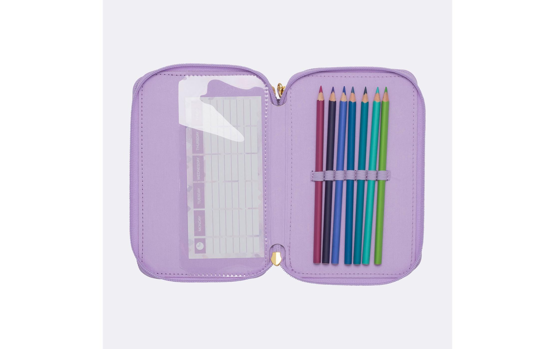Beckmann Etui Classic Triple Unicorn Princess, 28-teilig