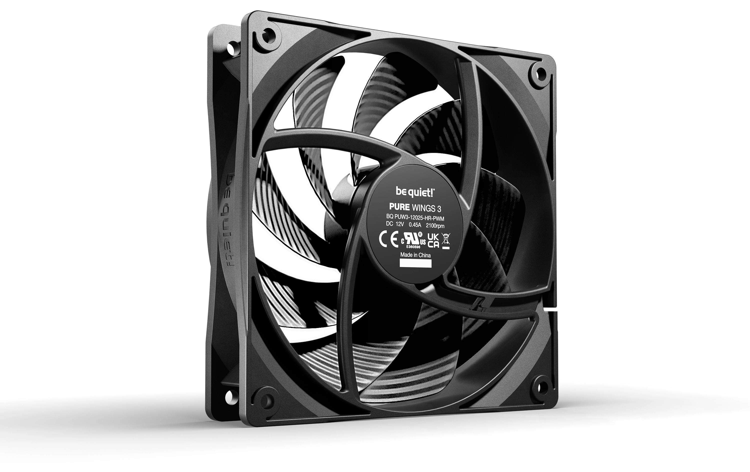 be quiet! PC-Lüfter PURE WINGS 3 120mm PWM HS 3-Pack be quiet! PC-Lüfter PURE WINGS 3 120mm PWM HS 3-Pack