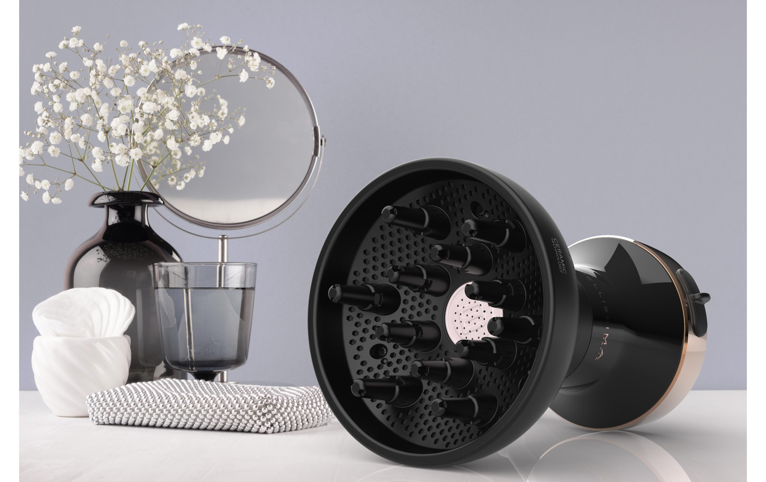 Bellissima Lockenwickler Diffon Pro Schwarz/Rosegold