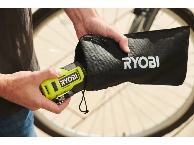 Ryobi Werkstatt Akku-Kompressor Mini 4 V USB RI4-120G Ryobi Werkstatt Akku-Kompressor Mini 4 V USB RI4-120G