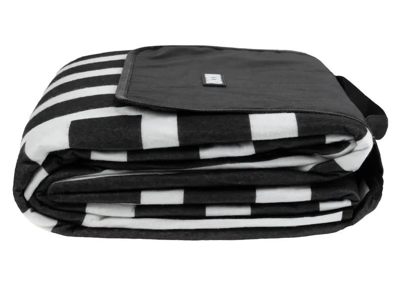 KOOR Picknickdecke Check, Schwarz/Weiss 200 x 250 cm KOOR Picknickdecke Check, Schwarz/Weiss 200 x 250 cm