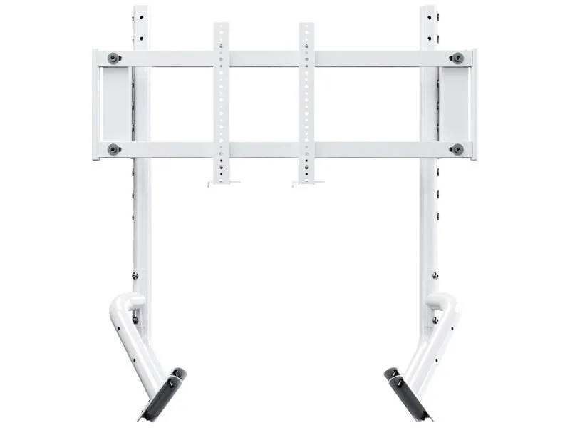 Oplite R8 Single Monitor Mount Stahl, Weiss