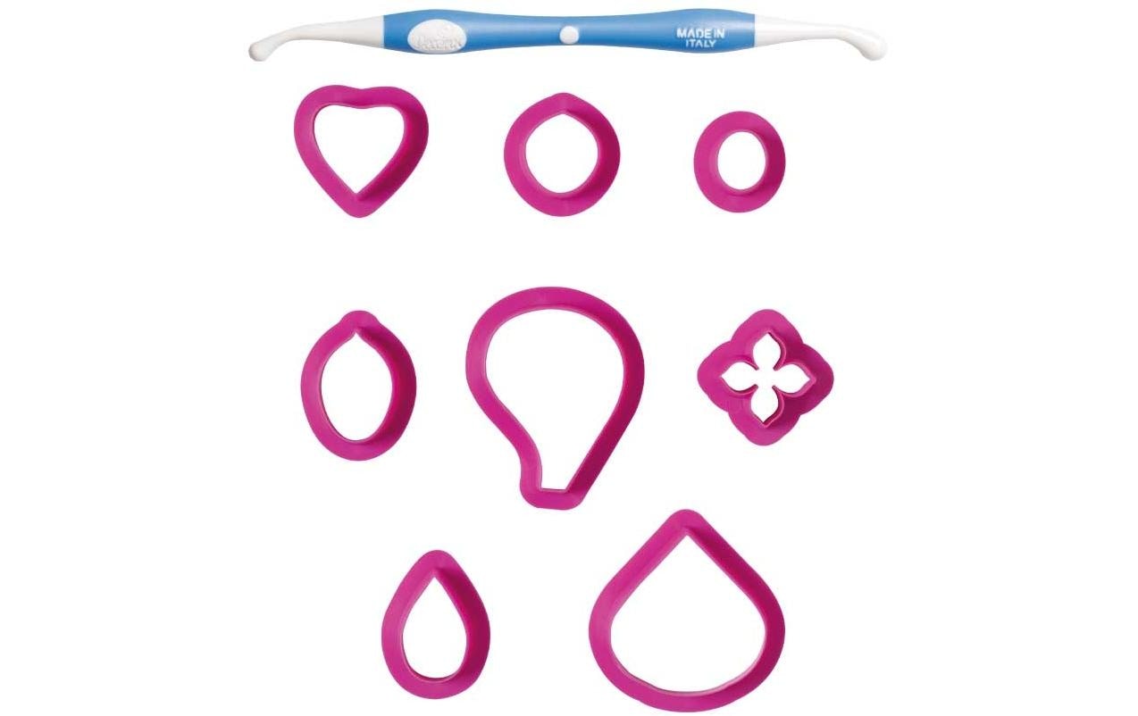 Decora Prägerform Sommer Blumen Rosa