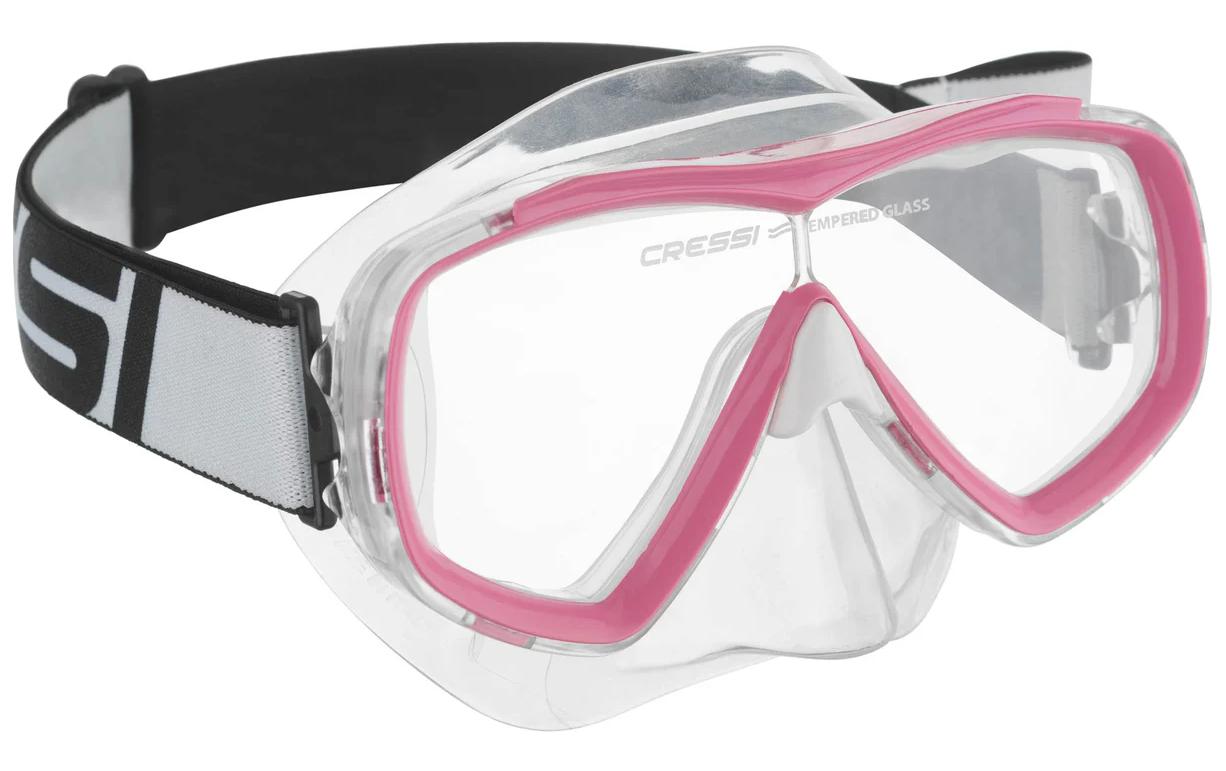 CRESSI Schwimmbrille Estrella Tx Mask Junior Clear/Pink