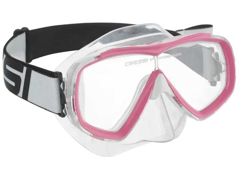 CRESSI Schwimmbrille Estrella Tx Mask Junior Clear/Pink CRESSI Schwimmbrille Estrella Tx Mask Junior Clear/Pink