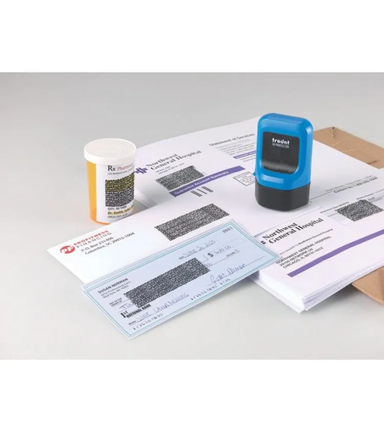 Trodat Stempel ID Protector Blau / Schwarz