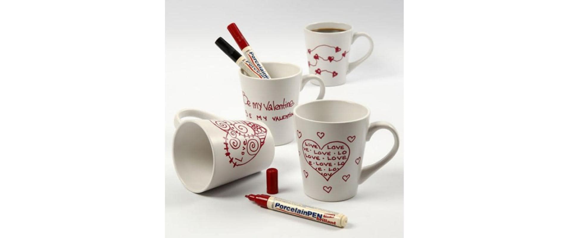 Creativ Company Porzellantasse Weiss