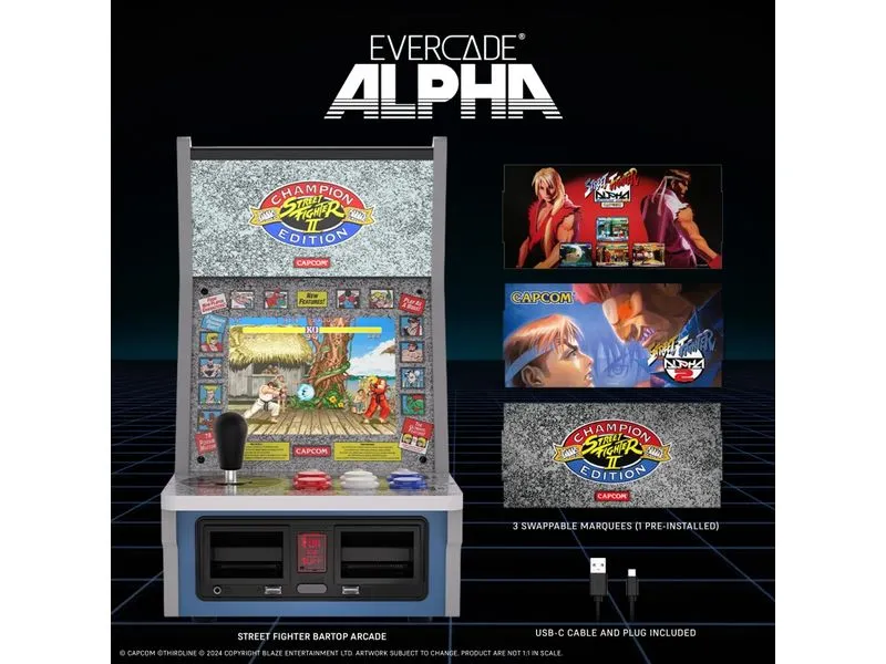 Blaze Blaze Evercade Alpha Street Fighter Bartop Arcade Blaze Blaze Evercade Alpha Street Fighter Bartop Arcade