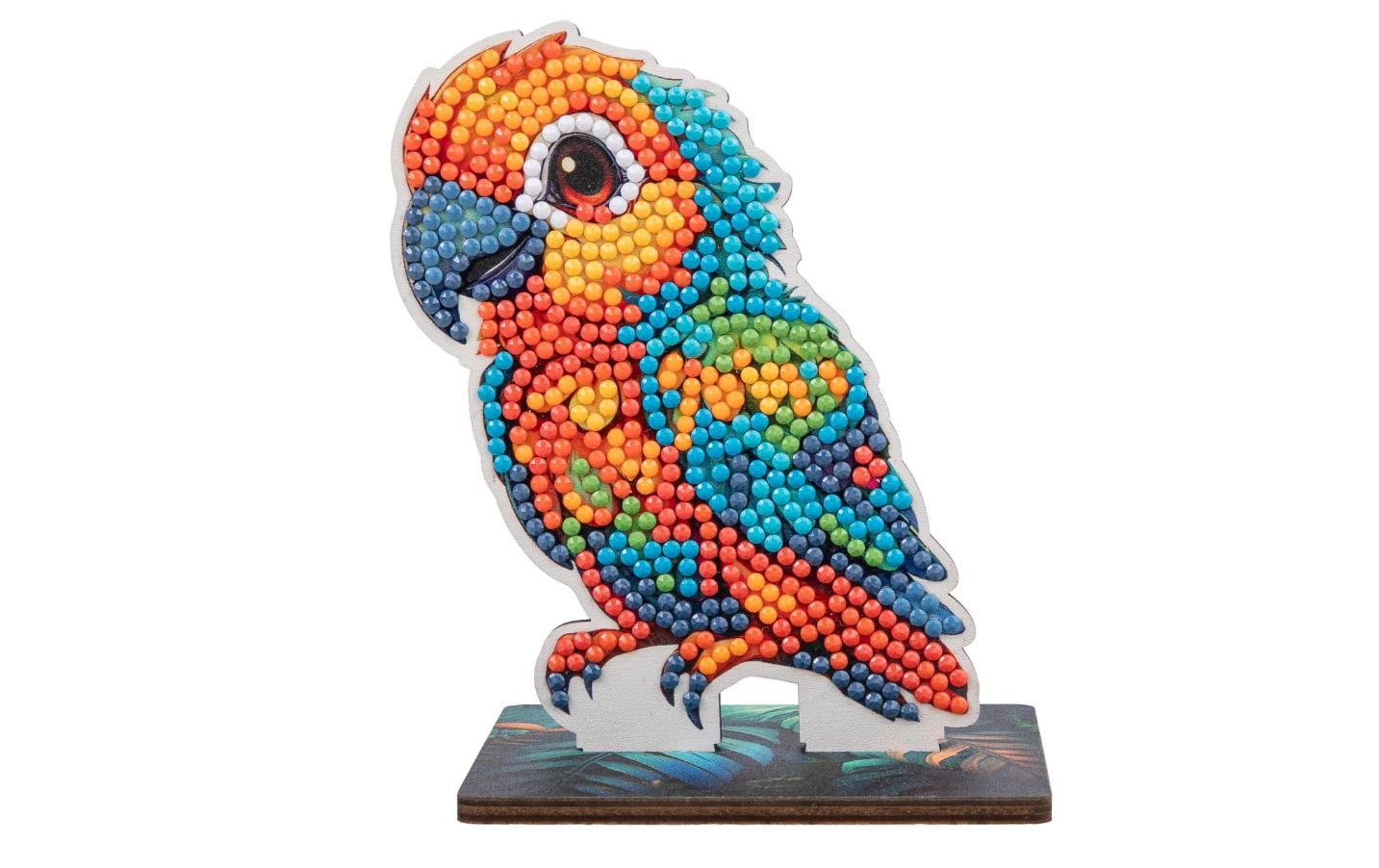CRAFT Buddy Bastelset Parrot Crystal Art Wildlife Buddies