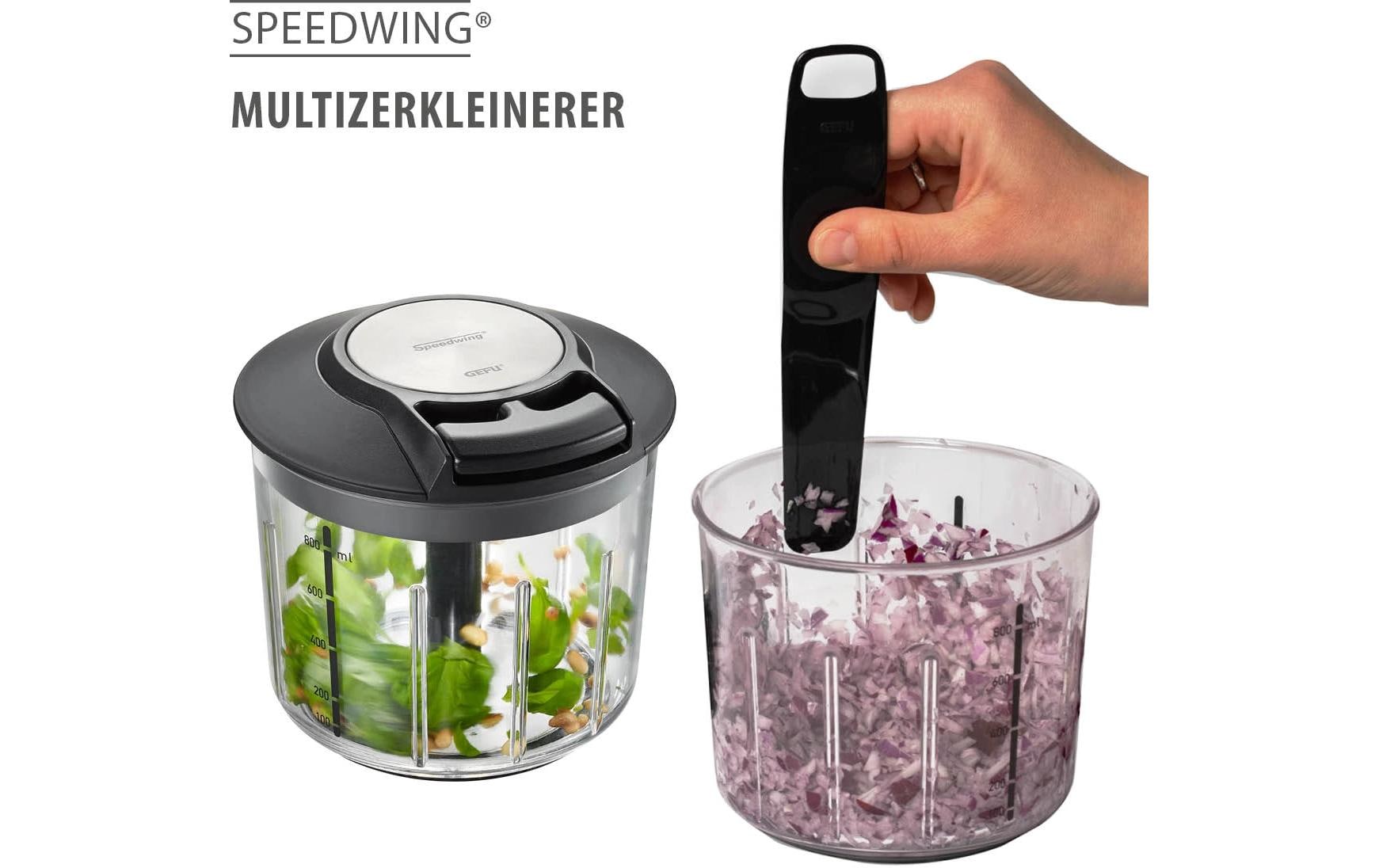 GEFU Hacker Speedwing 800 ml, Transparent