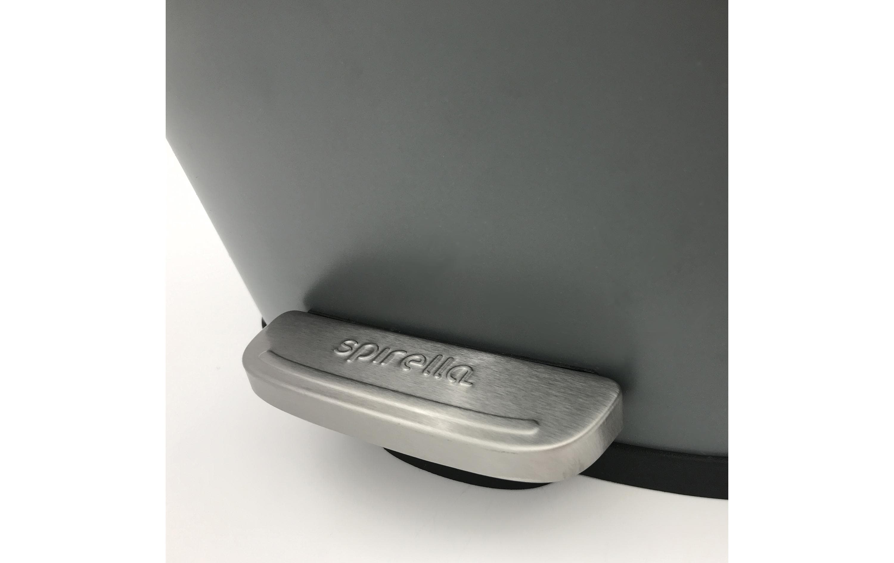 spirella Treteimer Poubelle Akira Matt 12 l, Grau