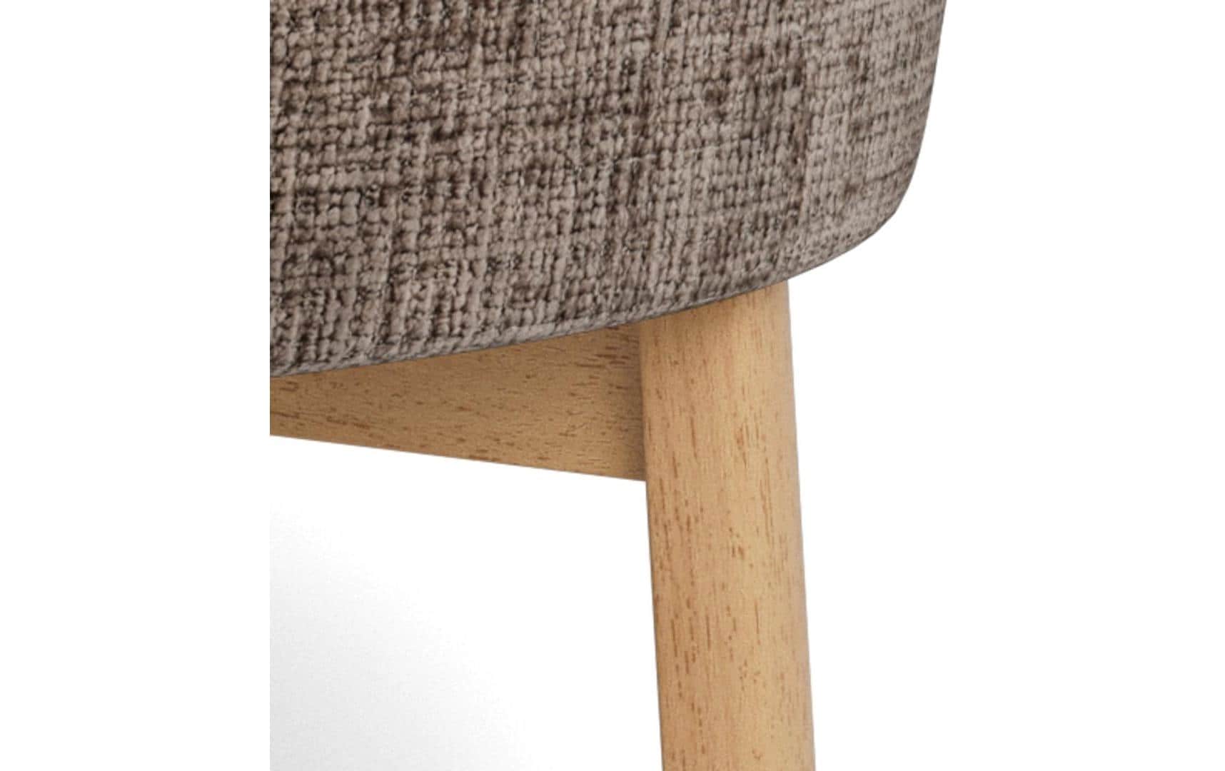 AC Design Sessel Darlene Braun, 77.5 x 78 cm