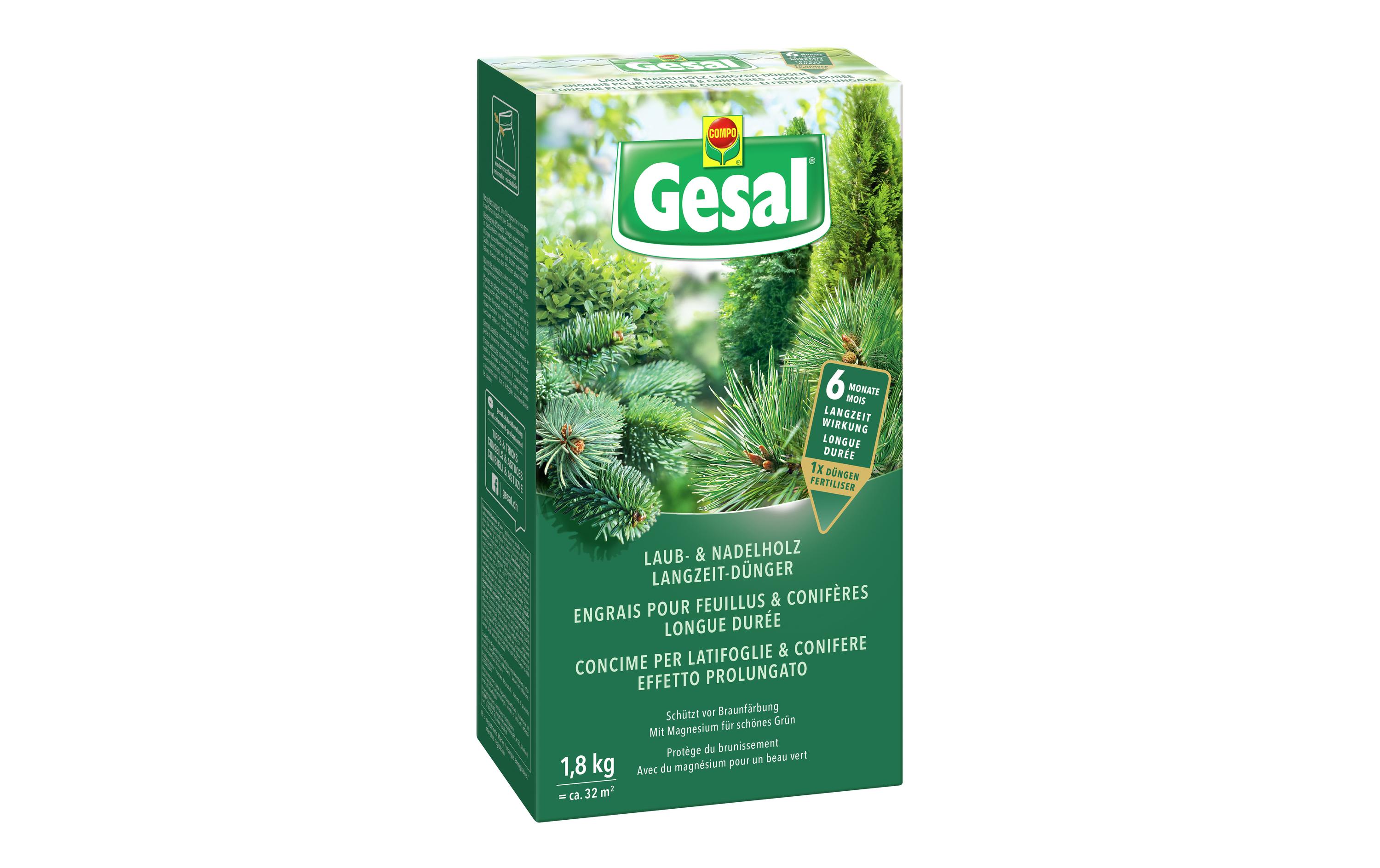 Gesal Laub- und Nadelholz Langzeit-Dünger 1.8 kg