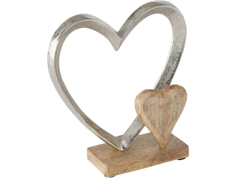 Boltze Aufsteller Carolyn Herz mit Stand 7.5 cm x 22 cm
