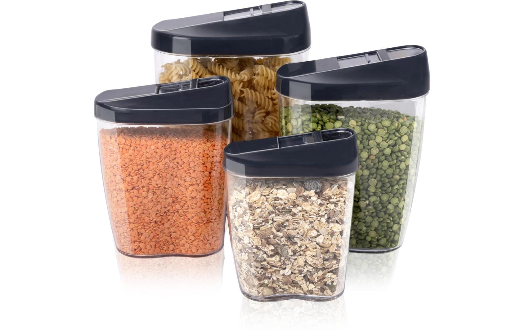 alpina Vorratsbehälter 4-teilig 1.25 l, Assortiert