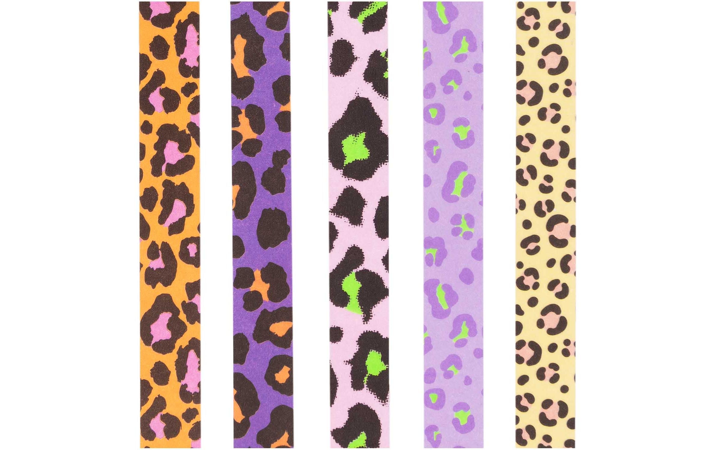 Rico Design Washi Tape Leo 5 Stück, Mehrfarbig
