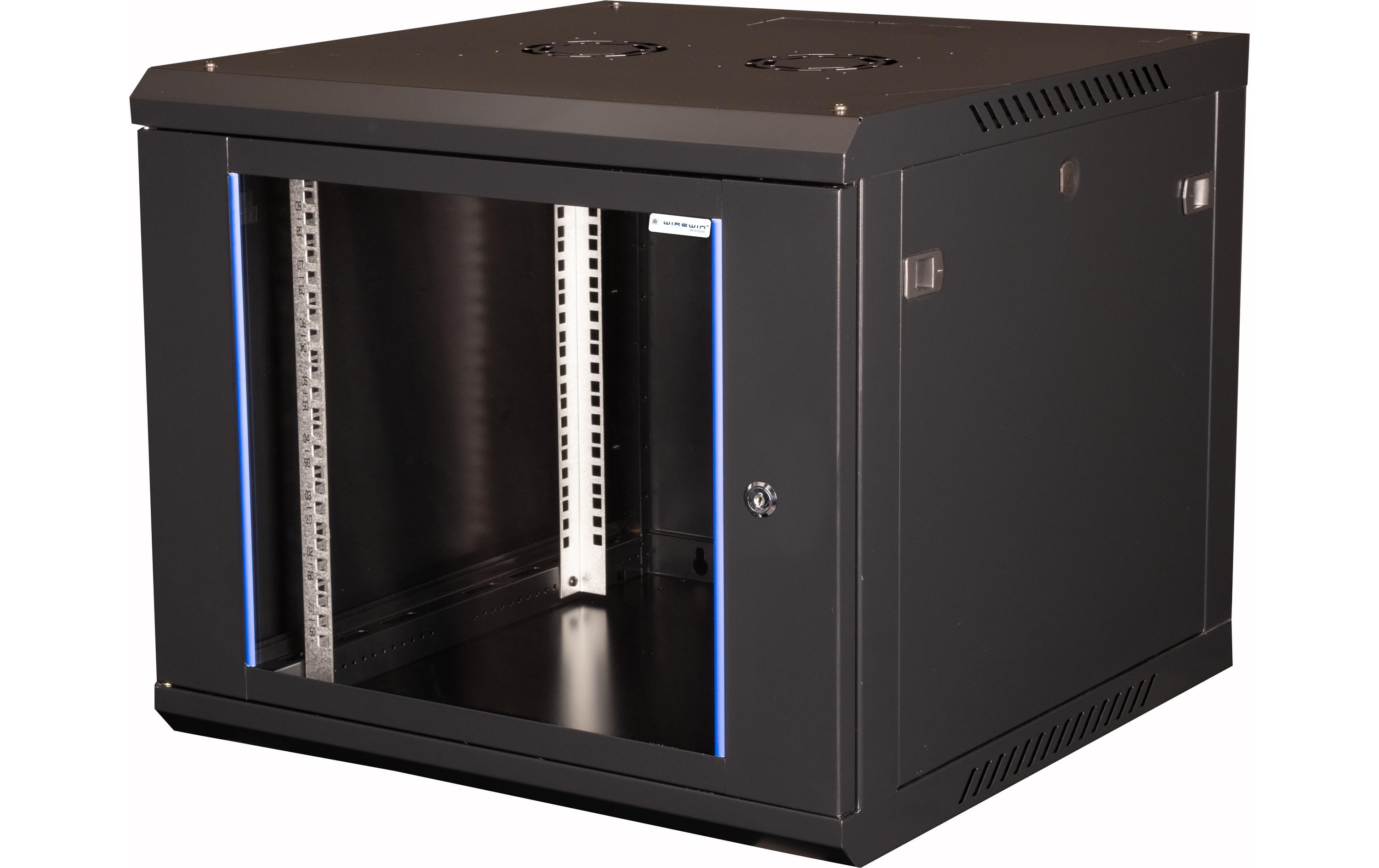 Wirewin Wandschrank 600X600X9U Pro 3rd Gen 19 / 9HE / Schwarz Wirewin Wandschrank 600X600X9U Pro 3rd Gen 19 / 9HE / Schwarz