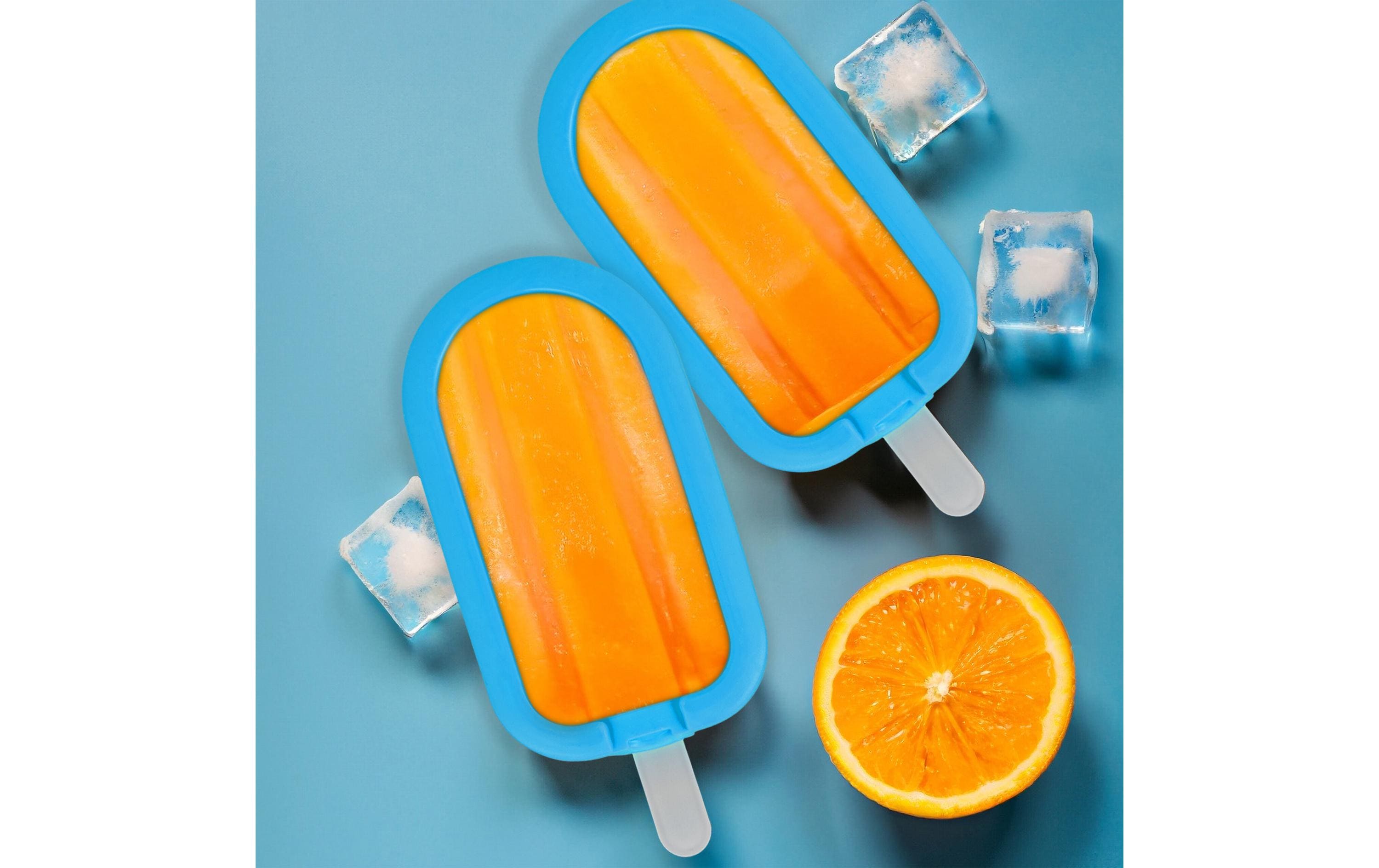 relaxdays Glaceform 8 Stück, Gelb/Grün/Pink