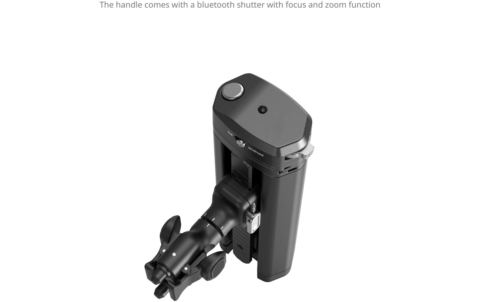 Smallrig Drehbarer, bilateraler QR-Seitengriff mit Wireless Steuerung