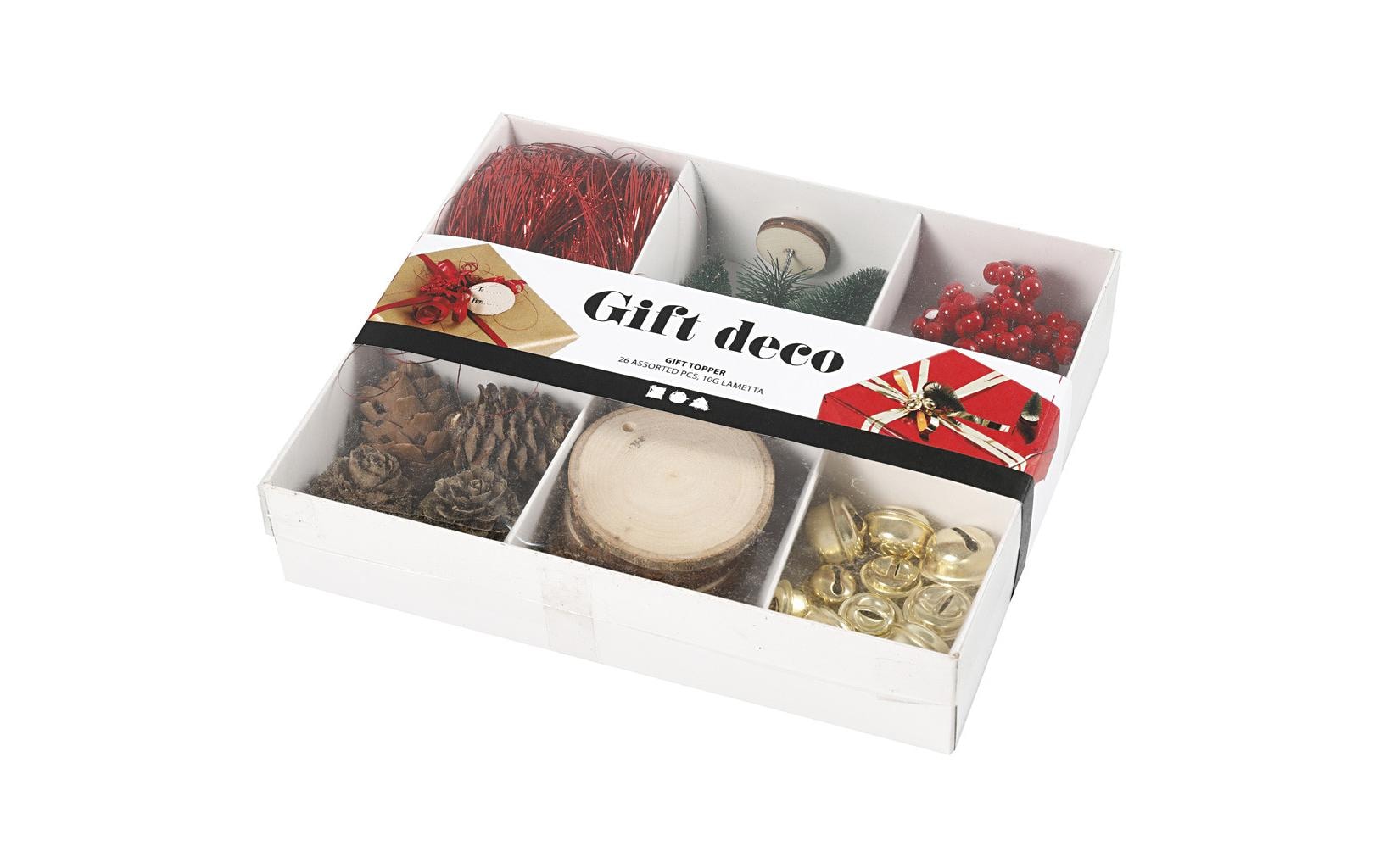 Creativ Company Geschenkdekoration Weihnachten 25 assortierte Teile