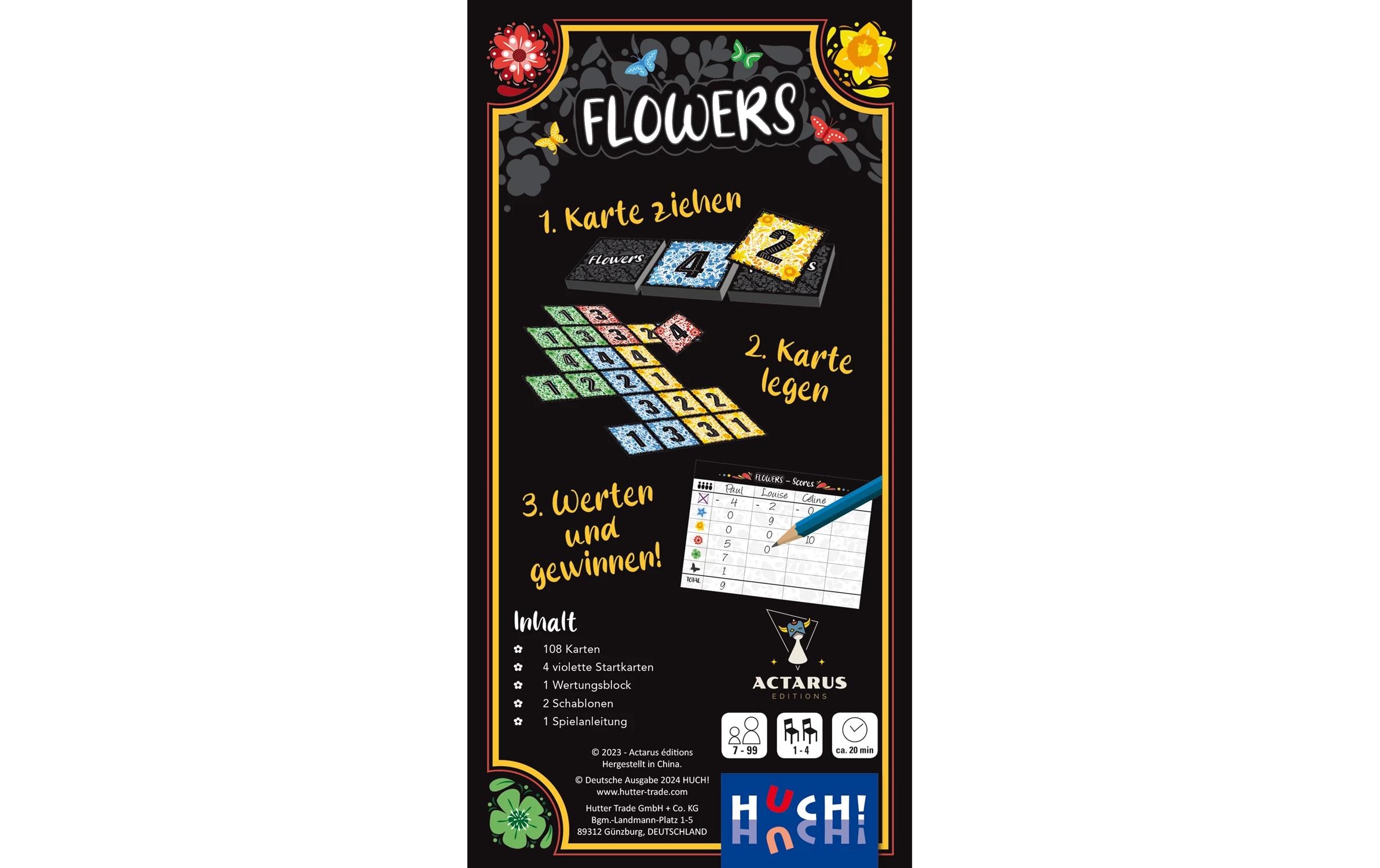 HUCH! Familienspiel Flowers -DE-