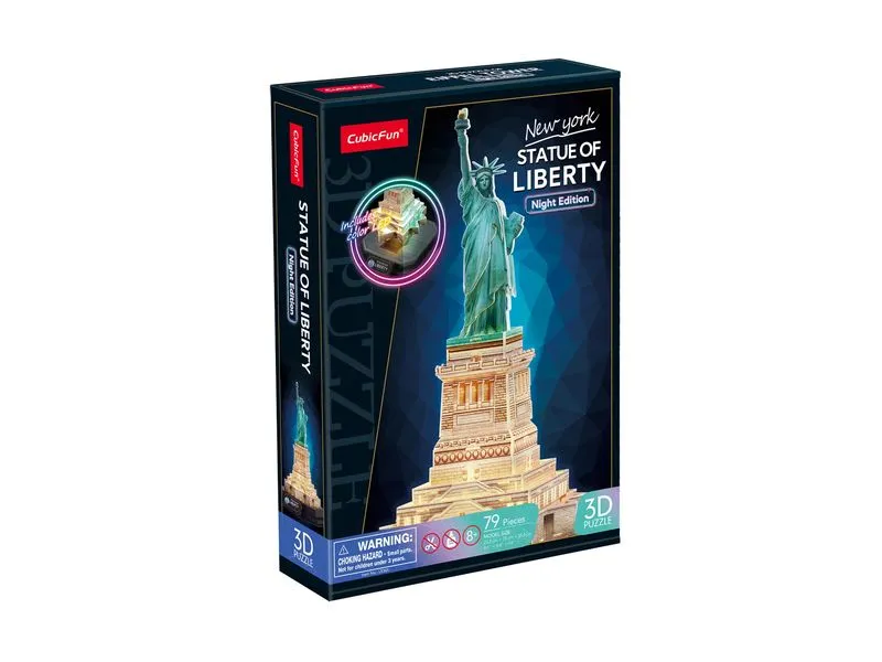 CubicFun 3D Puzzle Freiheitsstatue LED 79 Teile