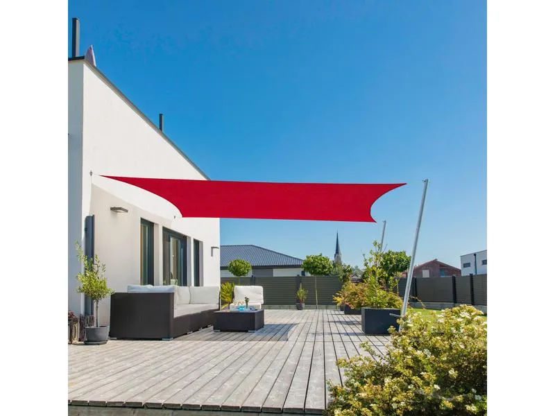 Windhager Sonnensegel Cannes, 3 x 4 m, Eckig, Grot